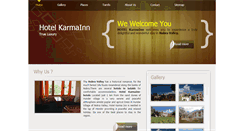 Desktop Screenshot of hotelkarmainn.com