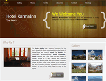 Tablet Screenshot of hotelkarmainn.com